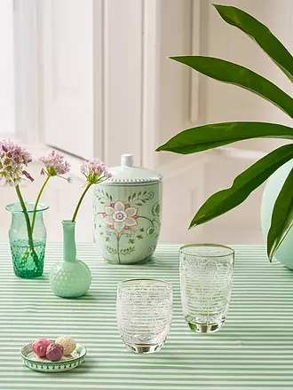 PIP STUDIO | Wasserglas 2er Set 280ml Flower White | 
